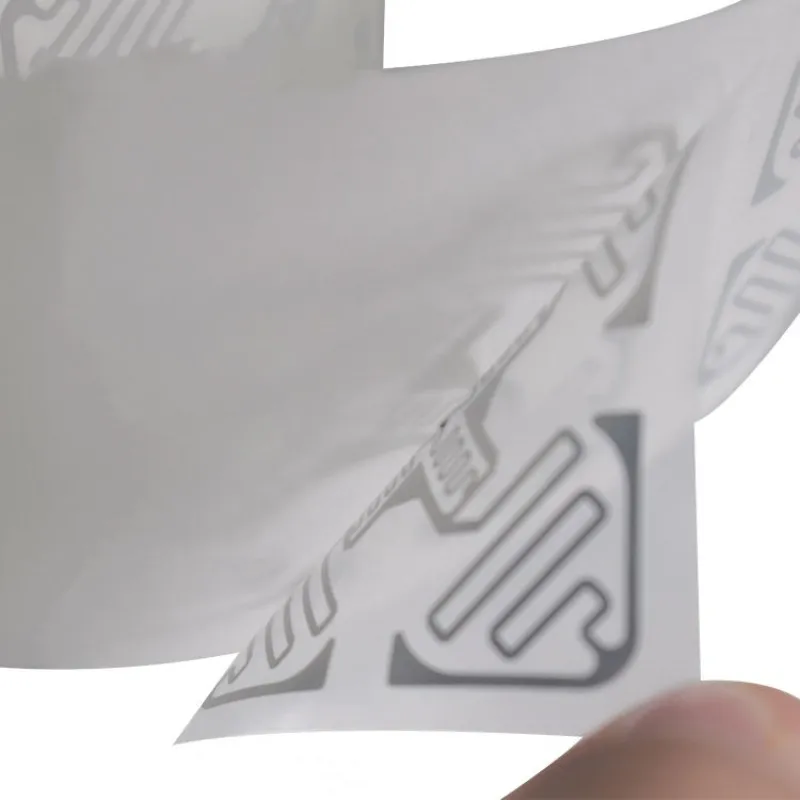 500 قطعة تسميات كتاب فارغة 50*50 مللي متر ملصقات قابلة للطباعة بطاقة Rfid لإدارة المكتبة تردد 860-960 ميجا هرتز لإدارة الملفات