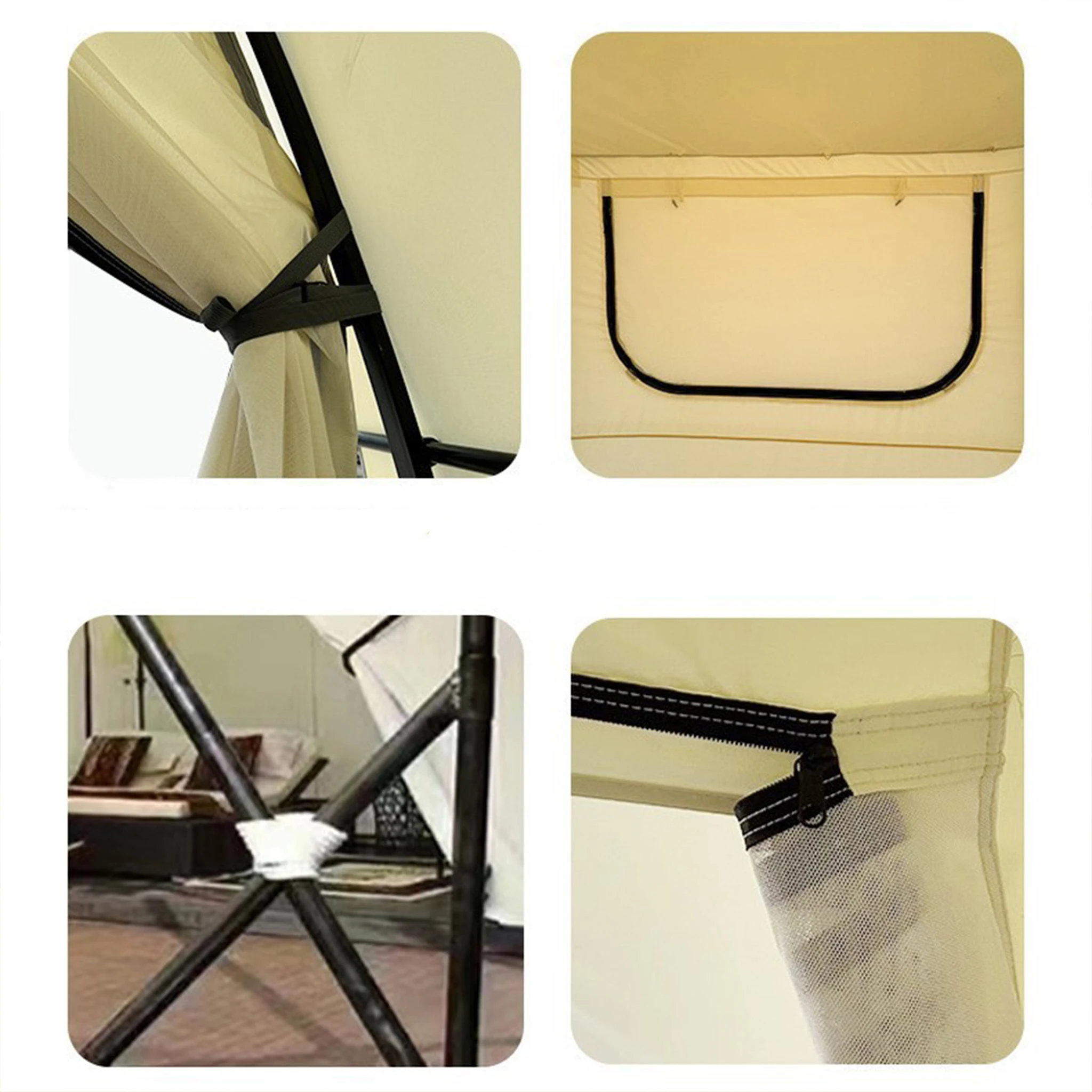 STLF 럭셔리 1680D 옥스포드 원단 캠핑 텐트 방수 및 스타일리시 리조트 또는 사냥 모험용