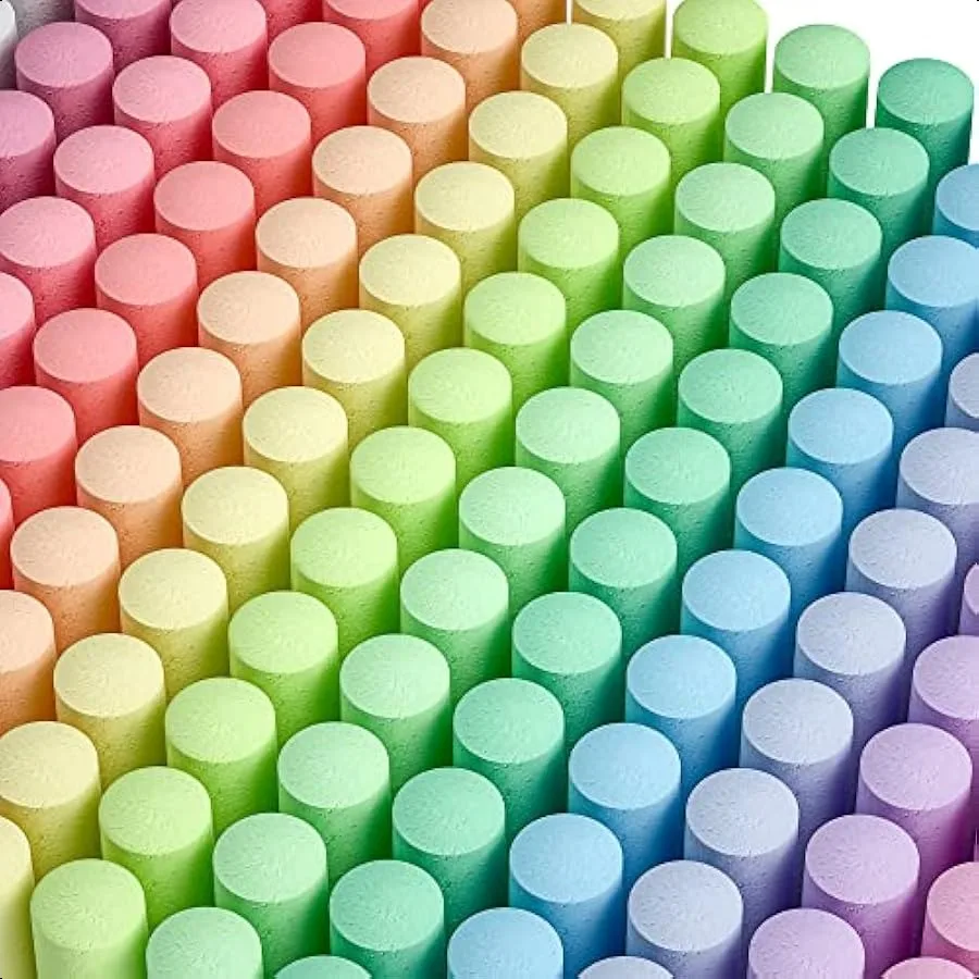 

168 Pack Sidewalk Chalk Sidewalk Chalk Set For Jumbo Chalk Bulk Great for Family Paint on Sidewalk Wall School Driveway Blackbo