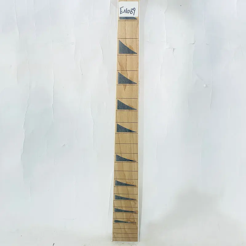 EN089 Unfinished Jackson Electric Guitar Neck No Frets No Paints Maple+Maple 24 Frets DIY Replace Parts with Damages