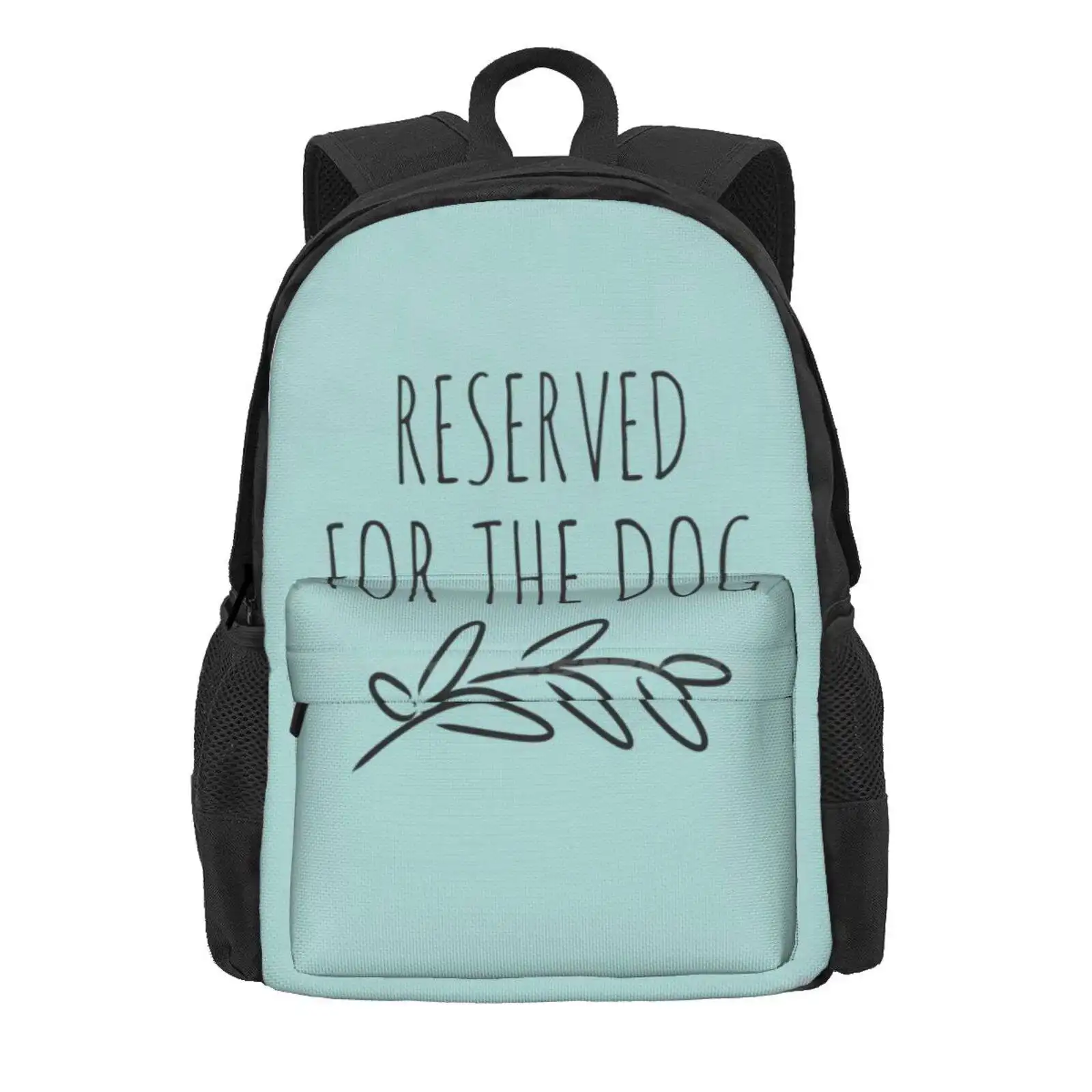 Reserved For The Dog, Duck Egg Hot Sale Schoolbag Backpack Fashion Bags Dogs Lurcher Greyhound Saluki Deerhound Labradors