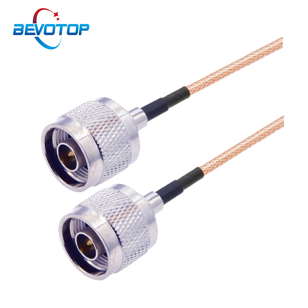 RG316 Cable N Male to N Male Plug Connector RF Coaxial 50Ohm Low Loss RG-316 Jumper Pigtail 3G/4G/5G/LTE Antenna Extension Cable