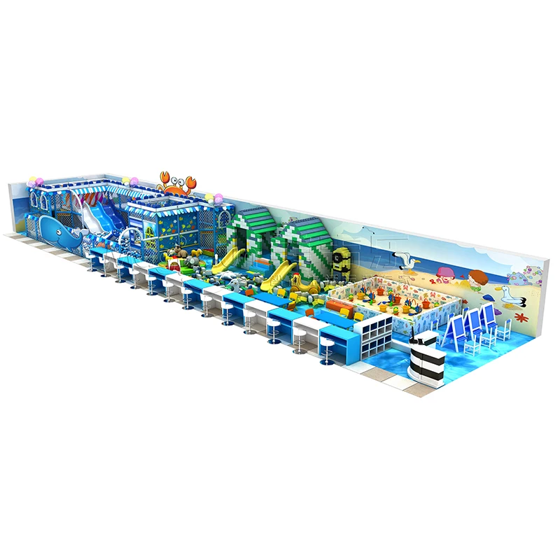 Children Indoor Play Structure Play House For Kids Soft Play Equipment Indoor Entertainment Center Toddler Playground