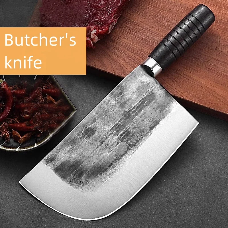 

Special knives for killing pigsButcher's meat selling knivesHand-forged kitchen knivesOld-style pork knives TB9195
