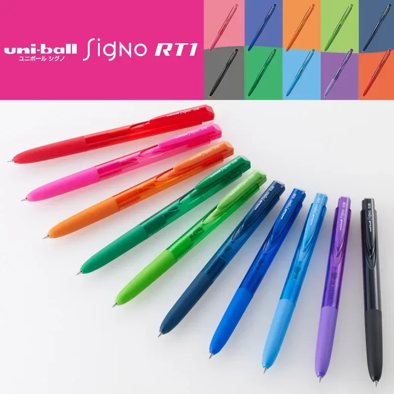 1pc Mitsubishi Uni Japan Gel Pen Uni-ball 0.38/0.5mm 10 Colors Signo RT1 UMN155 Ballpoint/Neutral Pens School&Office supplies