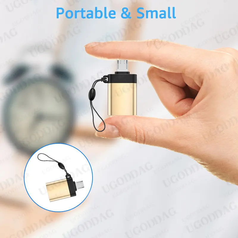 Adattatore Micro USB 3.0 OTG per Samsung Tablet Telefono Android Connettore Micro USB per Xiaomi Redmi Huawei Convertitore Micro USB OTG