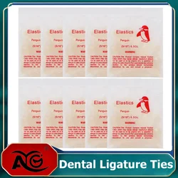 AG 100pcs/bag Dental Orthodontic Rubber Bands Ortho Elastics Latex Braces Non-toxic Tool 3.5oz/5oz/6.5oz Dentist Rubber Bands