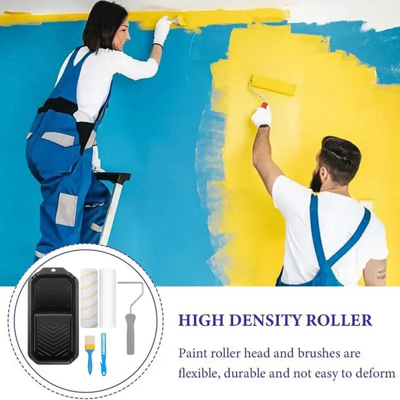 Paint Brush Roller Corner Brushes Set Household Use Wall Decorative Professional Painting Brush Handle Tool for Professional