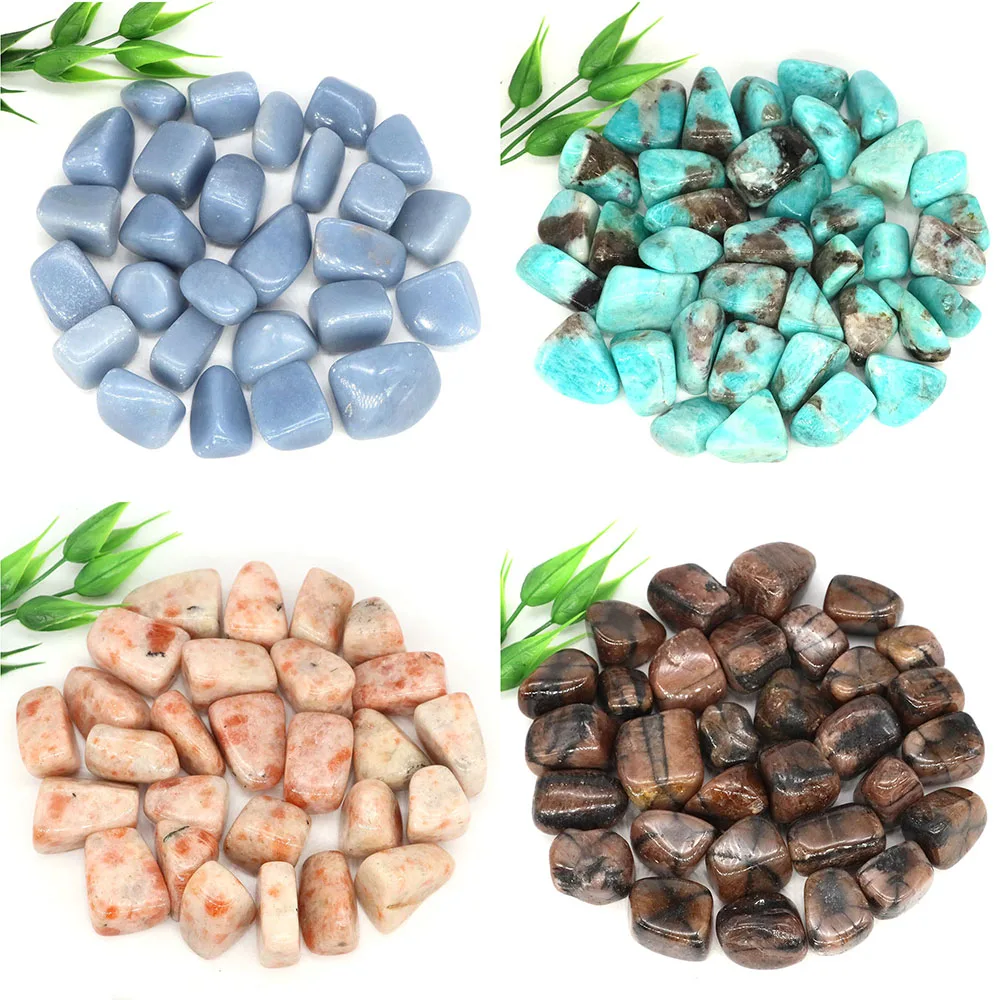 Piedras Naturales caídas para decoración del hogar, espécimen de grava de mineral a granel, cristales curativos, tanque de minerales de energía de