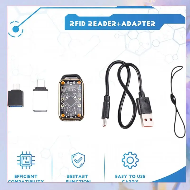 Chameleon Ultra Smart Card Emulator+2XCUID Keychain RFID Smart Chip Reader 125K 13.56Mhz Card Decode Duplicator-[A04I]
