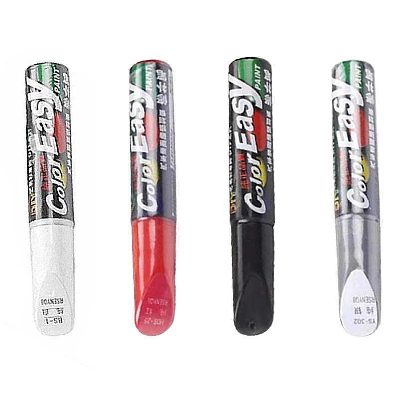 

1Pc Car Scratch Repair Pen 4 Colors Automotive Paint Color Matching Brush For Automotive Rim Fill Paint Pen Car Care Paint Tools