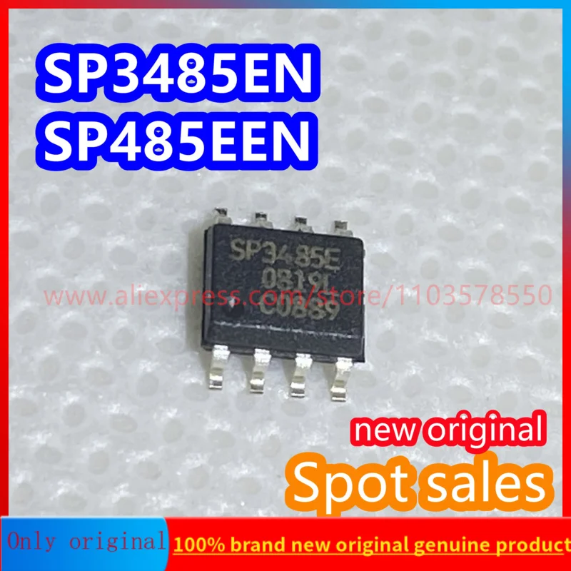 50PCS  SMT SP3485EN-L/TR package SOP8 RS-485 transceiver chip SP3485EN SP3485 brand new original SP485EN SP485 package SOP8