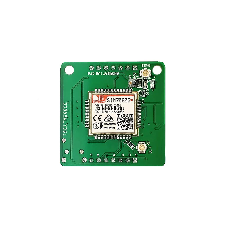 SIMCOM SIM7080G макетная плата, многодиапазонное стандартное и двухрежимное модульное решение NB-IoT в типа SMT, совместим с SIM868