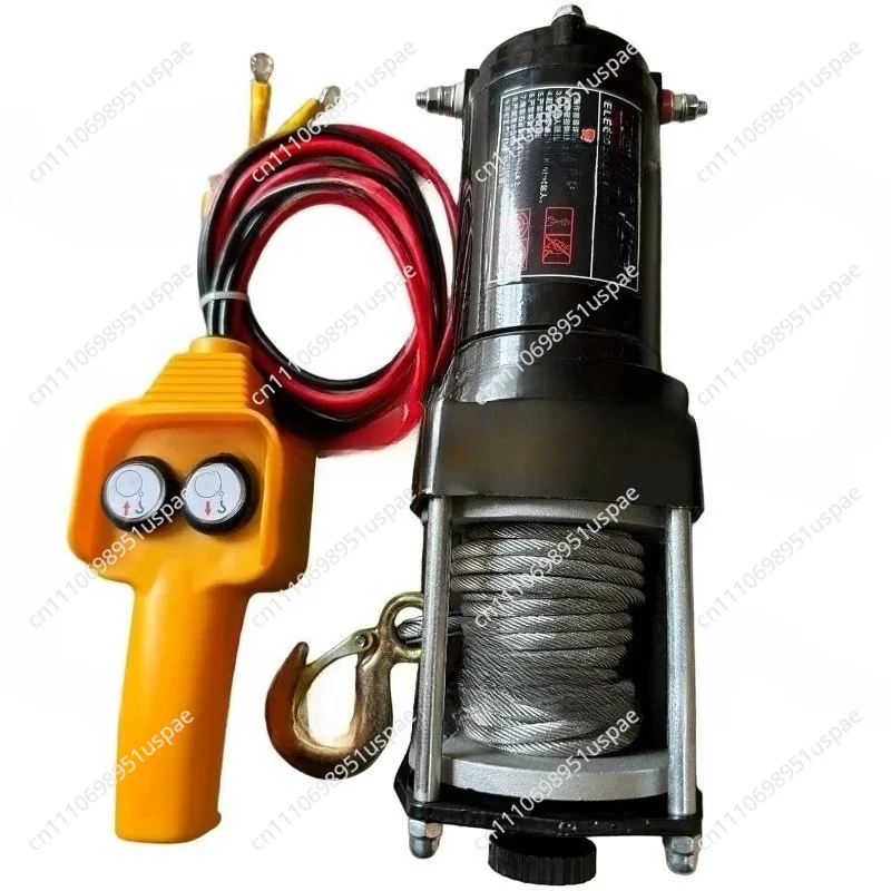 Suitable for Vehicle Self-rescue Off-road  12V 24V Off-road Vehicle Winch Electric Winch Traction for Vehicle Crane