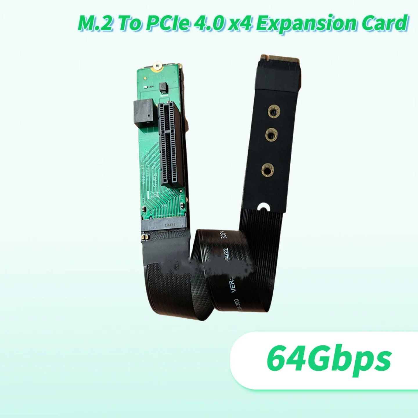 

Переходная карта M.2 к PCIE 4.0 X4, гибкий кабель с блоком питания постоянного тока, внешняя карта сбора данных DMA для ноутбука, 30 см, 64 Гбит/с