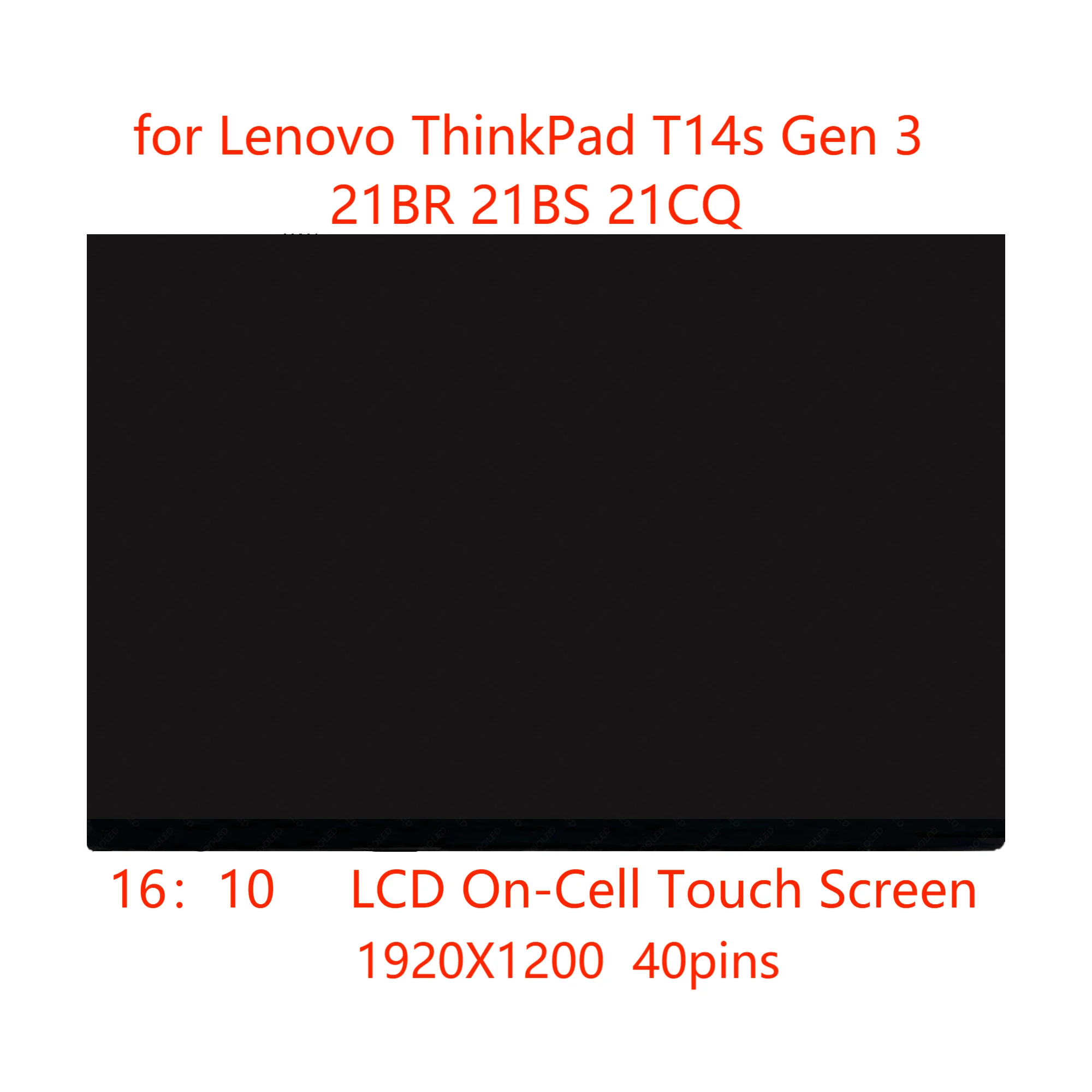 painel de tela de toque led on cell ips 1610 140 nv140wum t02 boe0a2f 1920x1200 40 pinos 60hz 01