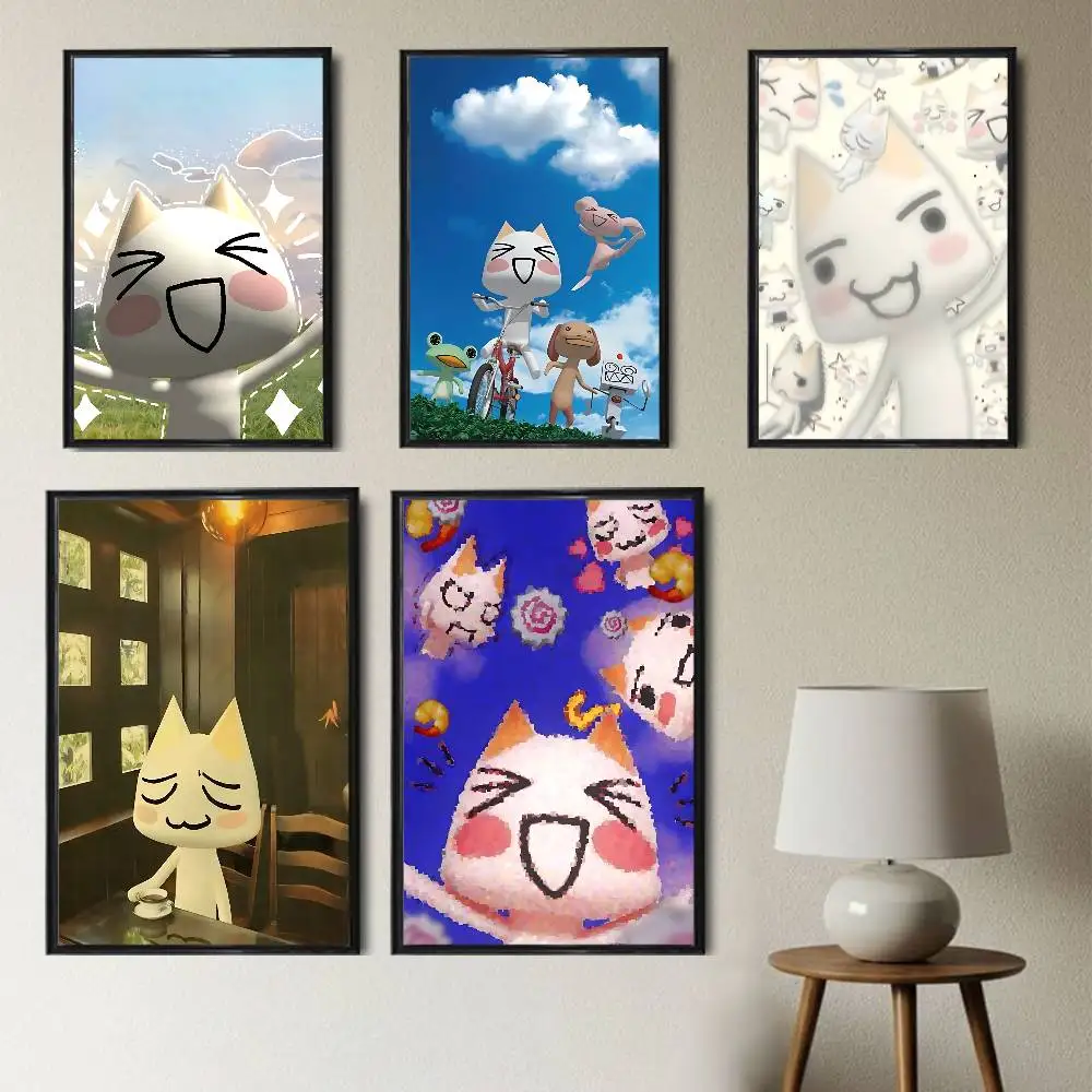 Talking about love food Toro Inoue Poster Prints Wall Art Painting Picture Gift Living Room Bar Restaurant Dec Sticker Large
