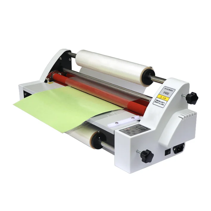 

WD-V480 desktop 450mm electric laminating machine