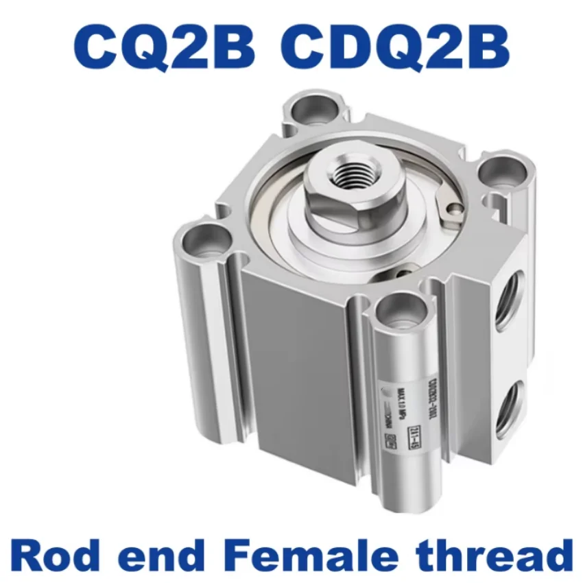 CQ2B CDQ2B D DZ Bore 12 16 20 25 32 40 50 63 80 100New Original Female Thread Compact Cylinder Standard Double Acting Single Rod