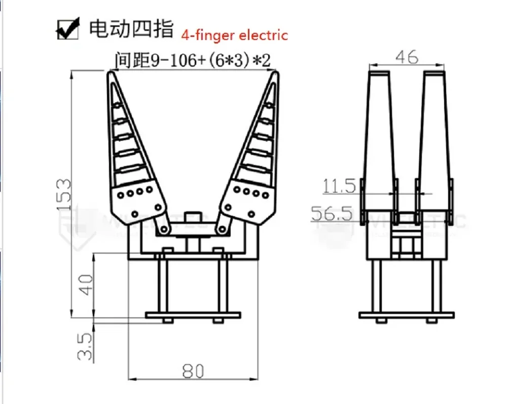 Elastyczny pazur robota z jednym palcem Bioniczny mechaniczny chwytak do sortowania owoców Chwytak adaptacyjny pneumatyczny