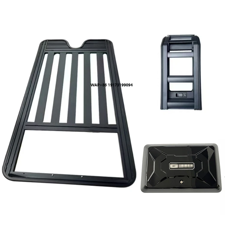 For  Polestones 01 2024 2025 Car Roof Luggage Rack Box Folding Ladder Expansion Platform Car Modification Accessories