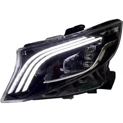 Body Kit Headlight front rear bumper assrmbly for Mercedes Benz vito Modified Maybach  GLS style grill mask Auto Accessories