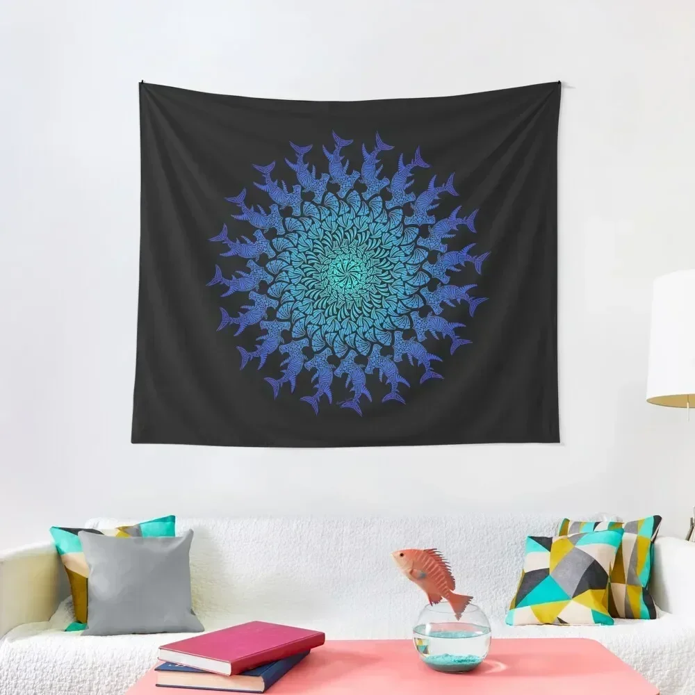 

Tribal Hammerhead Mandala Tapestry Cute Room Things Aesthetic Room Decorations Decoration Bedroom Decorative Wall Mural Tapestry