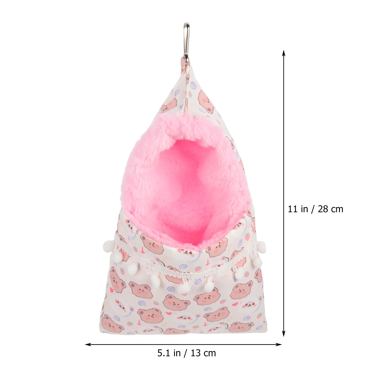 Sugar Glider Sleeping Bag Rat Hammock Hamster Winter House Suspending Bed for Cage Cotton