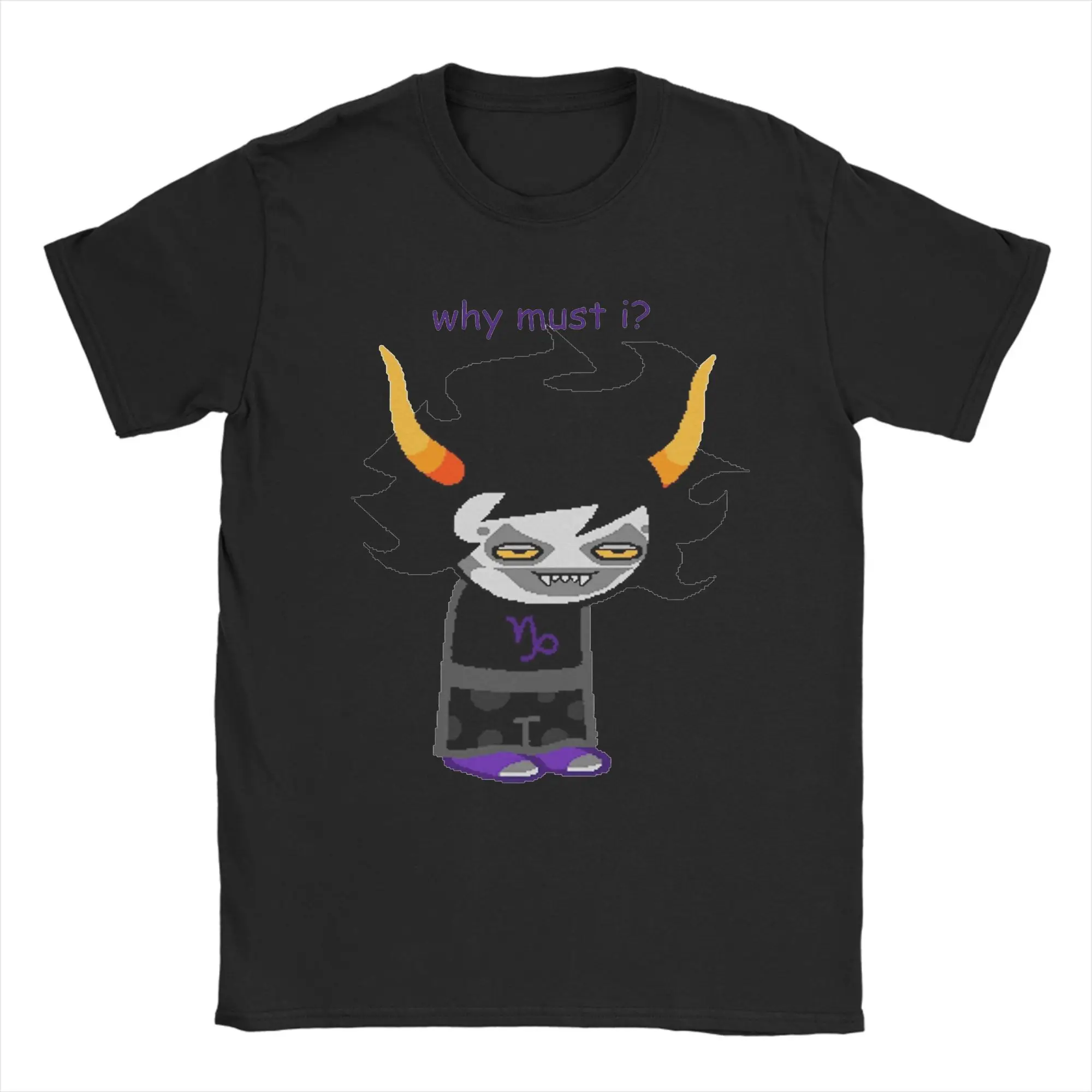 Camiseta para hombre y mujer gamzee makara depresión Manga Homestucked camisetas Hipster camiseta de verano ropa de algodón regalo