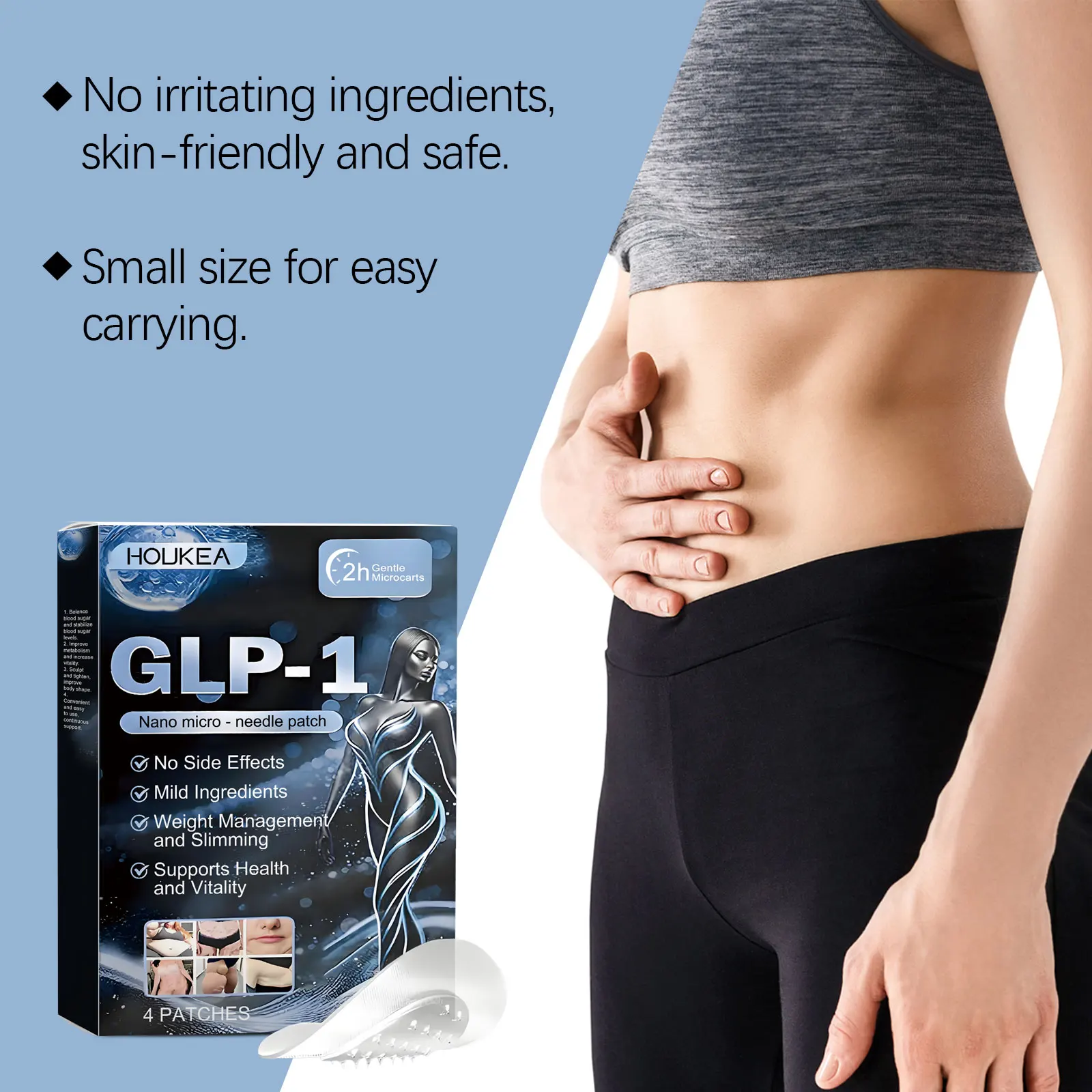 Nano‑Microneedle Body Care Patches Mild Formula Skin‑Friendly Light‑Weight Cosmetic Patches for Body Skin Daily Care