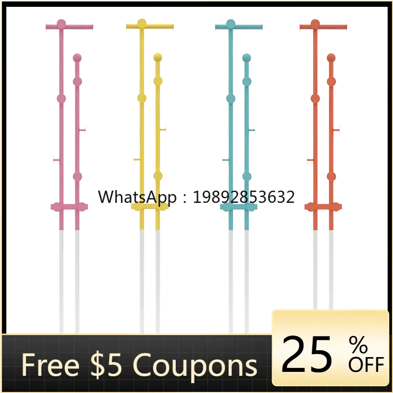 

Nordic Light Luxury Coat Rack Floor Bedroom Ins Internet Celebrity Clothes Rack Simple Living Room Entry Door Floor Hanger