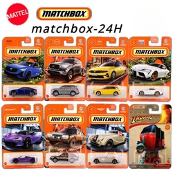 24h original Mattel Streichholz schachtel Auto Spielzeug für Jungen Druckguss Infiniti Nissan Sentra Morgan plus Mclaren Opel Astra Toyota Gr Supra