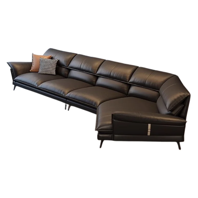 Genuine Leather Luxury Italian Sofas Nordic Modern Cinema Bedrooms Sofas Lazy Apartment Sillas Para Sala De Estar Furnitures