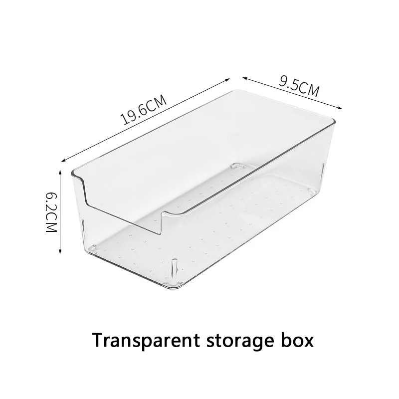 Transparent Plastic Storage Box Drawer Type Can Sort Out Desktop Debris Assembly Pencil Case Can Stack Cosmetics Lipstick Shelf