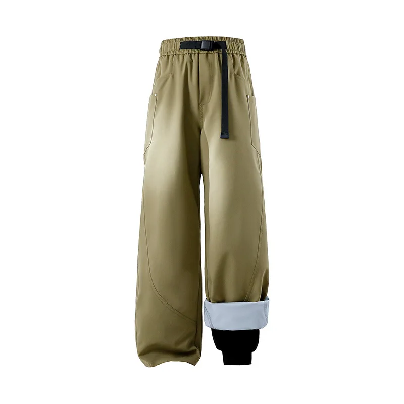 الخريف الشتاء لينة شل سترة السراويل الرجال في الهواء الطلق 3 في 1 يندبروف مقاوم للماء الدافئة سراويل للتسلق ملابس العمل السراويل التزلج الرياضية