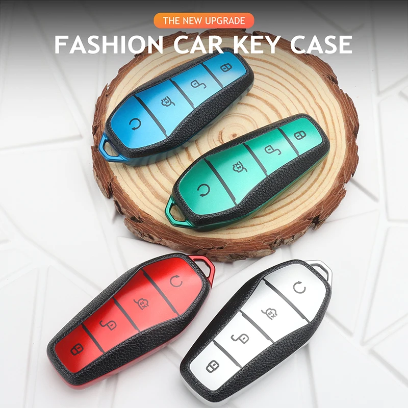 

Car Key Case for BYD Seal Atto 3 Seal u dm i Song Plus Dolphin King EV Tang Dm QIn PLUS MAX Yuan Tpu Key Cover Car Accessories