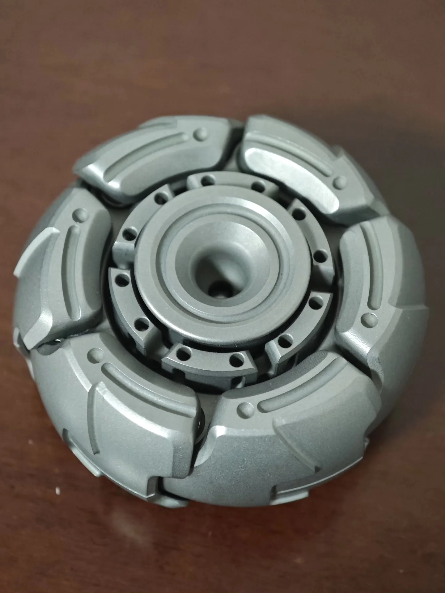 Used EDC New Restless EDC Fingertip Gyro, 316L Stainless Steel Material, Five-axis High-precision Machining