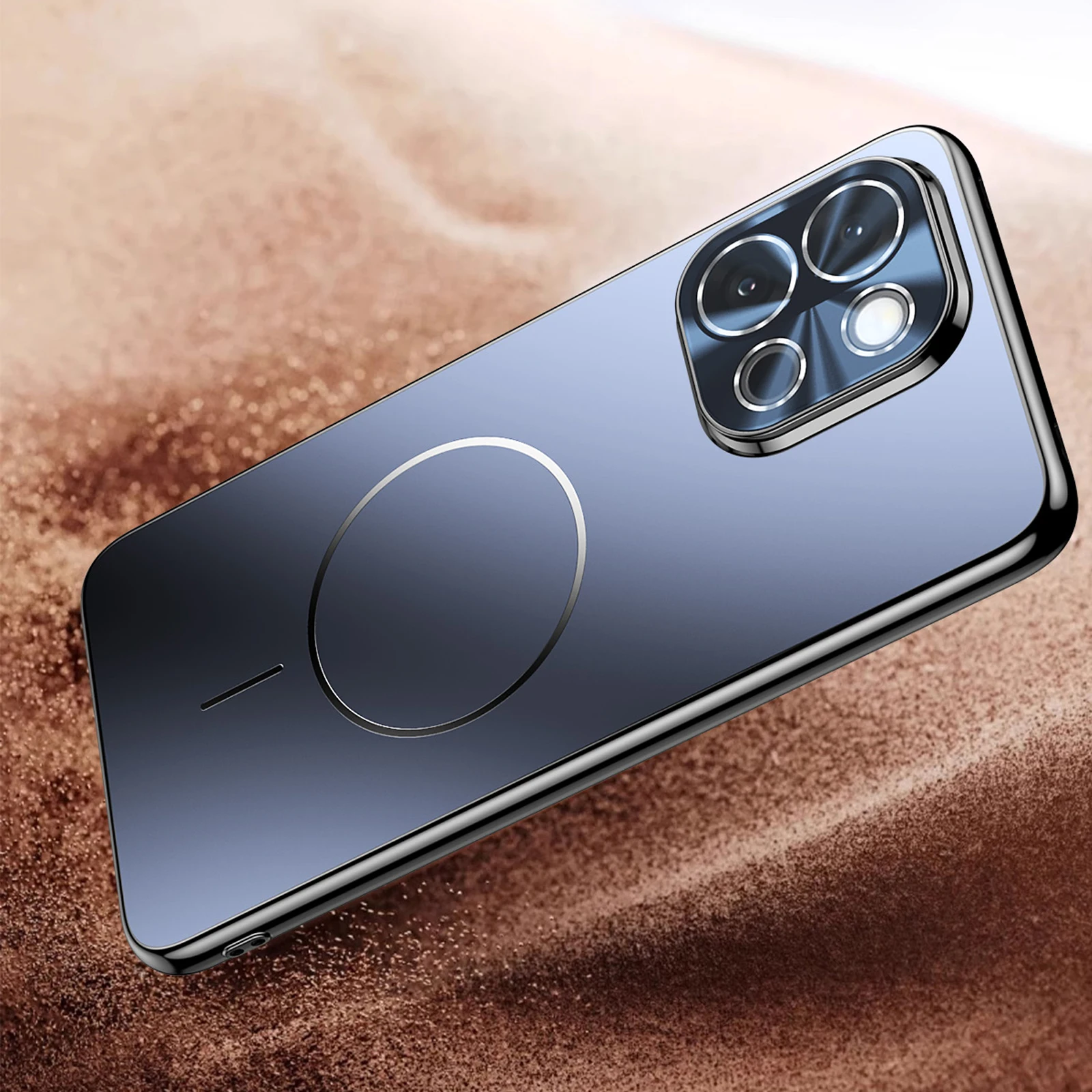 

Shockproof Wireless Charging Magnetic Matte Case For Oneplus 13T One Plus 13, Slim Laser Built-in Camera Protection Phone Cover