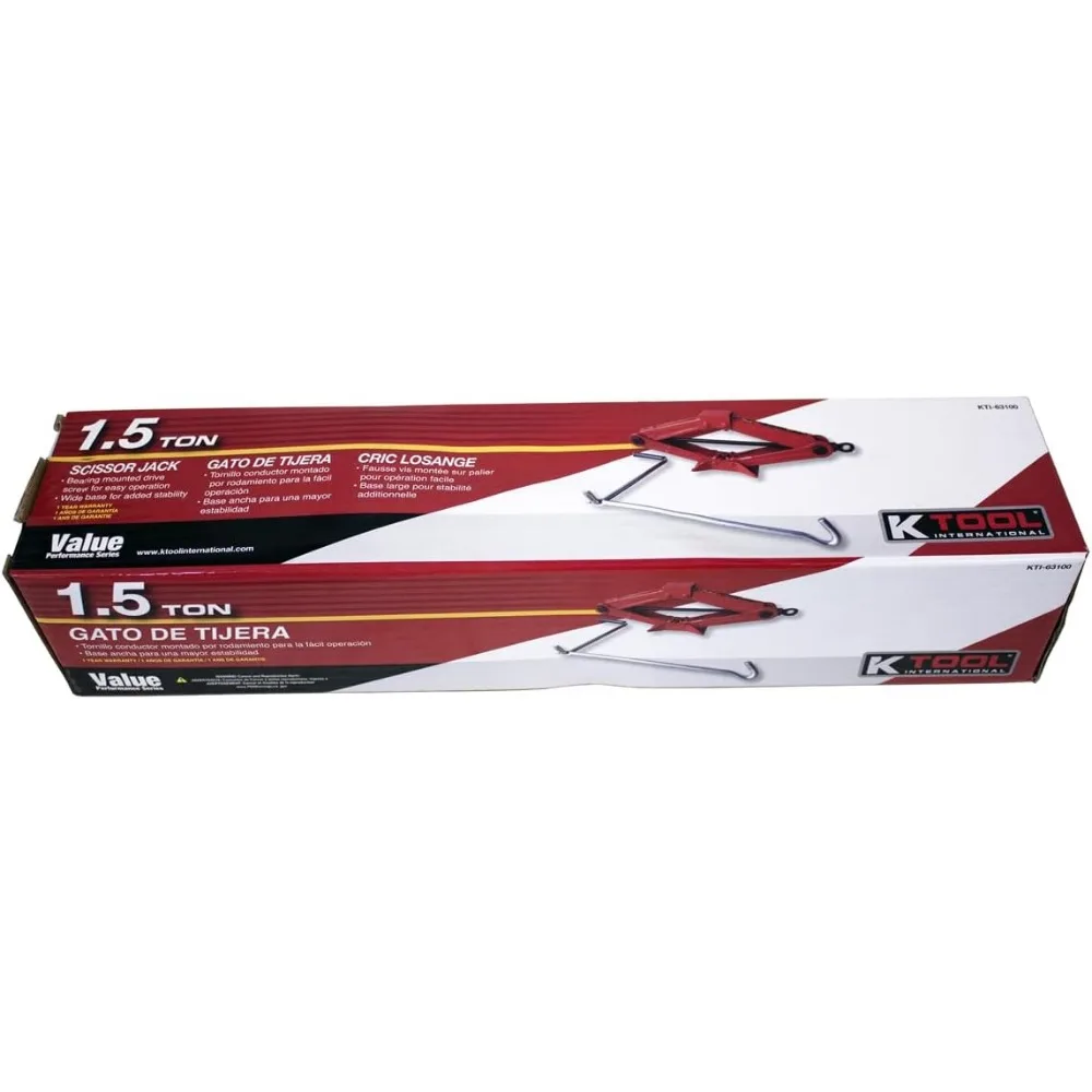 Podnośnik nożycowy samochodowy 1,5 tony, udźwig 3000 funtów, regulowany zakres podnoszenia 10,4-38,7 cm, stal stopowa, przenośny do samochodów i majsterkowania