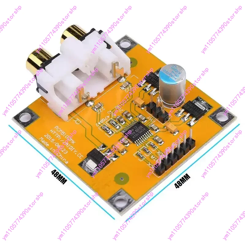HiFi‑DAC‑Decoder‑Module PCM5102 PCM5102A I2S‑Audio‑Decoder‑Board Replacement Spare Accessory