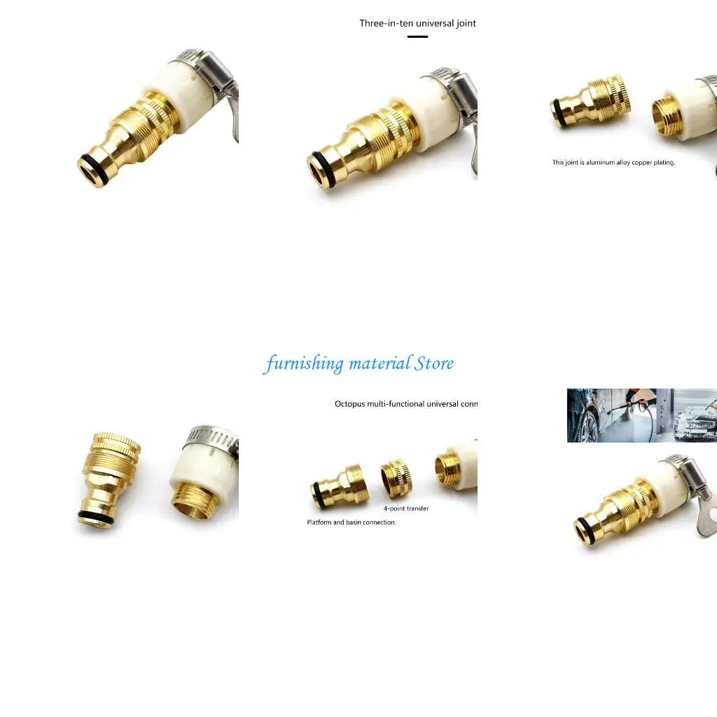 Y5GD Universal Fare Faucet Adapter Tap to Hose Connector for Garden Buns & Guns #1