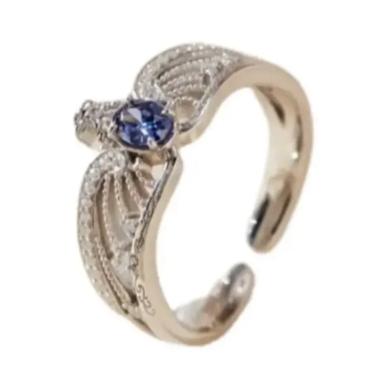 

Gazing Jewelry Ravenclaw Crown Ring Fashion Crystal Joker Niche Ring Decoration