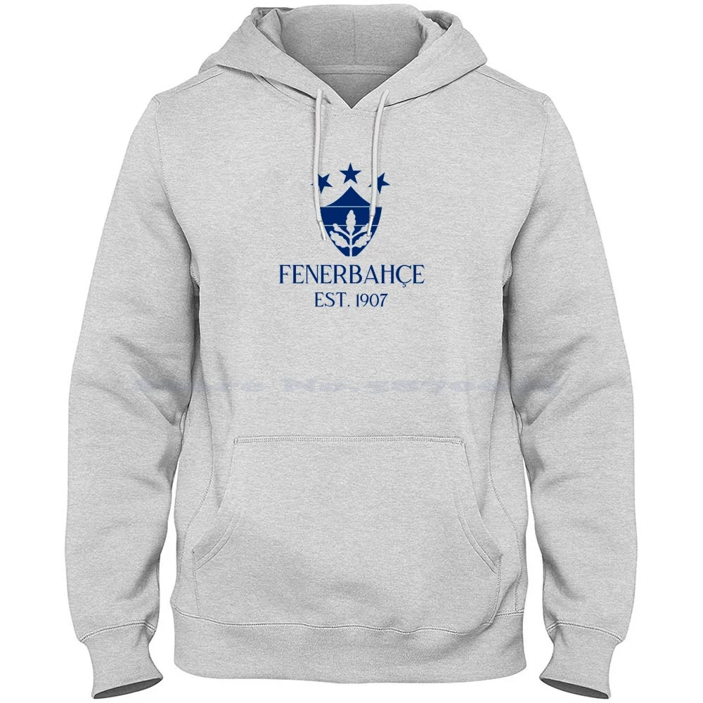 Fenerbahce Alt Blue 100% Cotton Hoodie Fenerbahce Spor Kulubu Fenerbahce Sk Istanbul Turkey Sar ? Kanaryalar Turkish Soccer