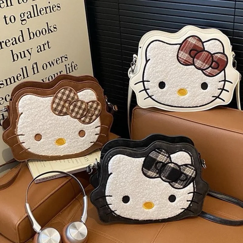 

Сумка с леопардовым принтом «Hello Kitty» и бантом, кавайный кошелек с героями мультфильмов, кошелек-клатч, сумка для карт, модный милый подарок на годовщину подруге