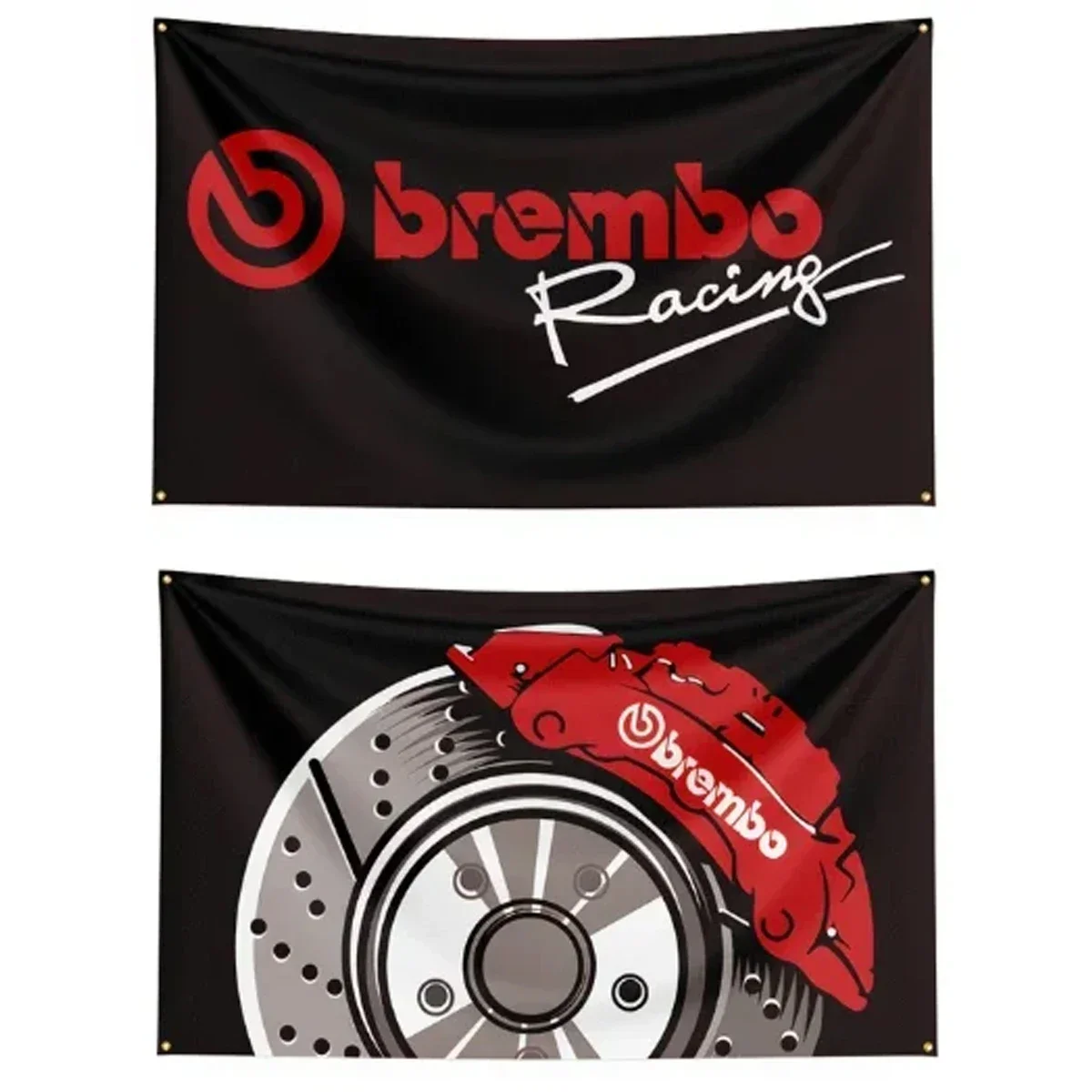 90X150CM 3X5FT Brembos Flag Polyester Printed Auto Parts Banner For Decor