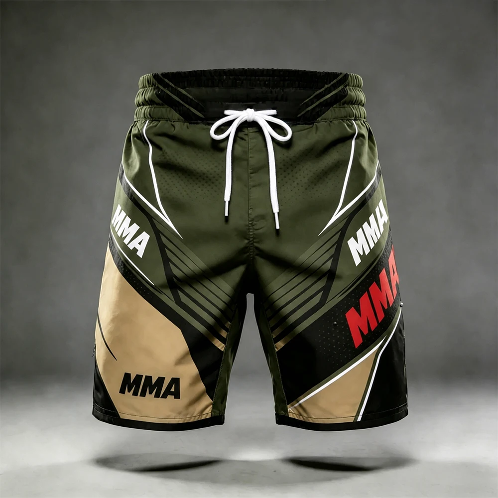 2026 Neue MMA Sommer-Kampfnacht Achteckiger Käfig Boxen Schnelltrocknende Atmungsaktive Shorts Herren/Kinder Mode Event Sportshorts ﻿ – Detail 11