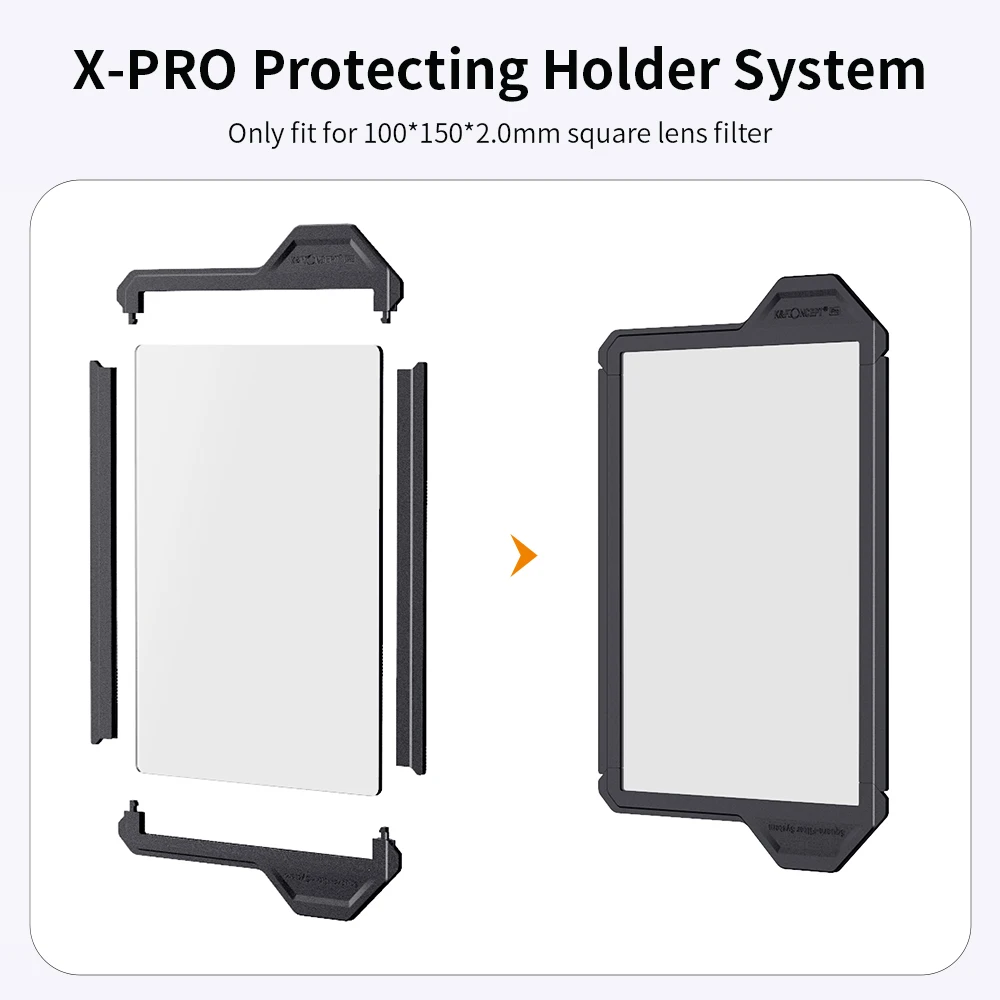 K&F CONCEPT 100*150mm Lens Protection Bracket 2pcs Nano-X Pro Series
