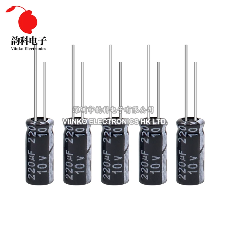 Condensador electrolítico de aluminio de 10V 100UF 220UF 330UF 470UF 680UF 1000UF 1500UF 2200UF 3300UF 4700UF 10000UF