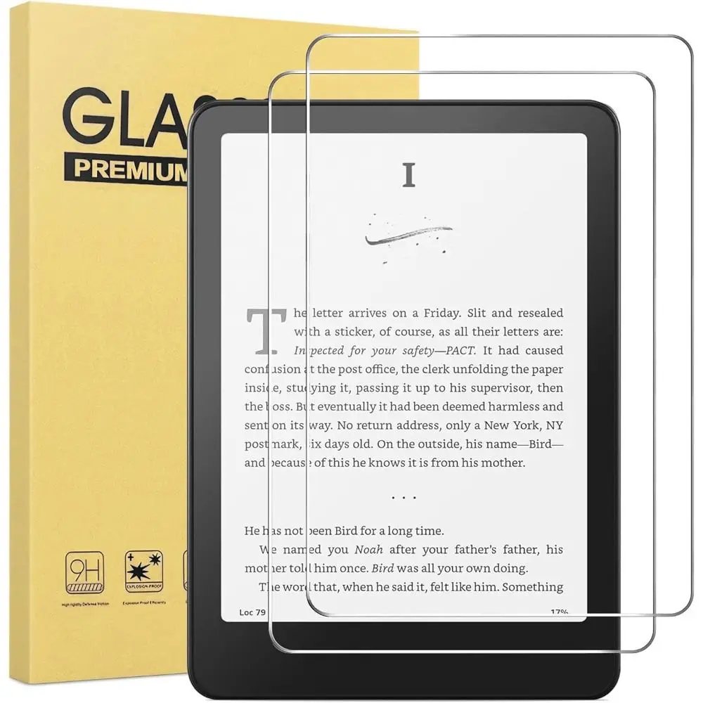 HD Screen Protector Anti Scratch Shockproof Tempered Glass Clear 9H for Kindle Paperwhite 12th Gen/Colorsoft 7 inch 2024