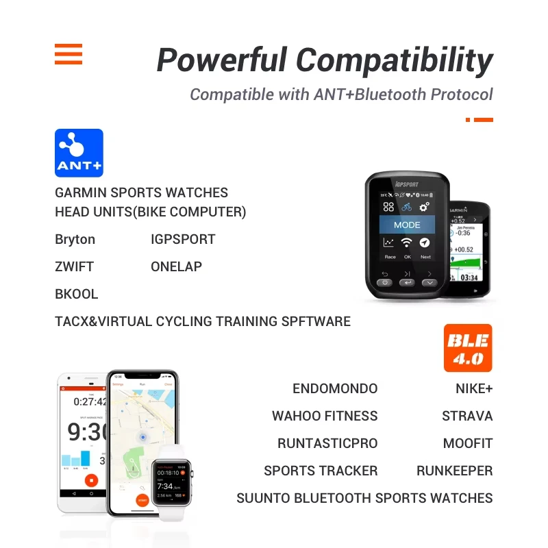 Magene S3 + مستشعر إيقاع السرعة ANT + جهاز قياس السرعة المتوافق مع البلوتوث مستشعر مزدوج للكمبيوتر Garmin iGPSPORT XOSS Bryton